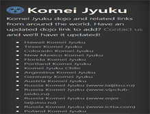 Tablet Screenshot of komeijyuku.com